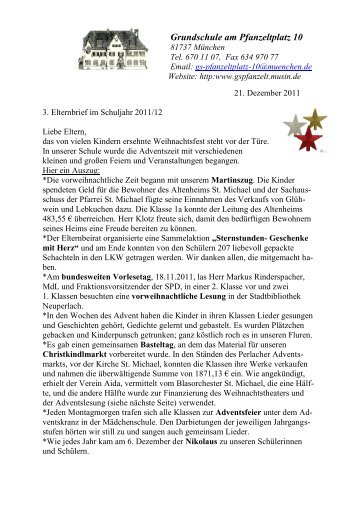 3. Elternbrief Weihnachten 2011 - Gspfanzelt.musin.de