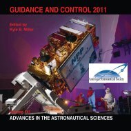 GUIDANCE AND CONTROL 2011 - Univelt