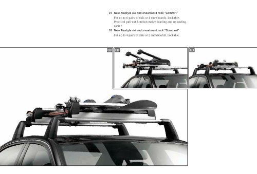 Genuine accessories for the C-Class Saloon & Estate