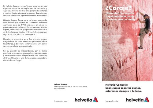 Folleto Helvetia Comercio