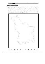 Spoznavni zemljevid Slovenije [vprašalnik]