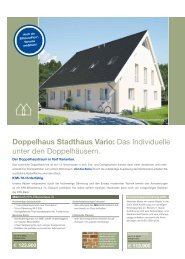 Doppelhaus Stadthaus Vario: Das Individuelle unter den ...