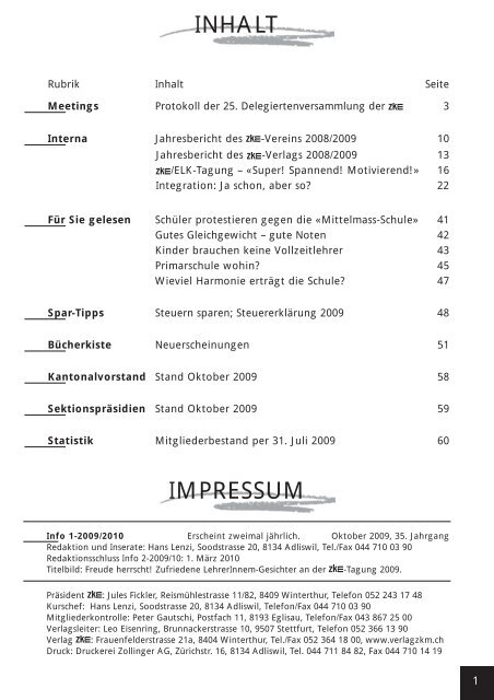 Oktober 2009 - INHALT IMPRESSUM - ZKM