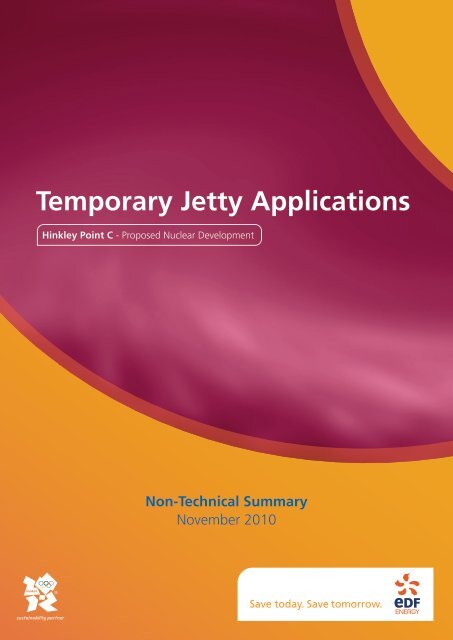 Jetty Non Technical Summary - EDF Hinkley Point