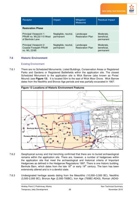 Jetty Non Technical Summary - EDF Hinkley Point