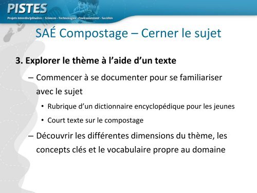 Et ajoutez une bonne pincÃ©e de stratÃ©gies de - FacultÃ© des sciences ...