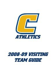 The UNIVERSITY of TENNESSEE at CHATTANOOGA - UTC Athletics