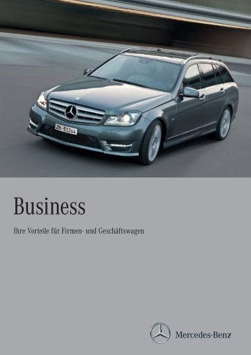 Business Mappe (PDF) - Mercedes-Benz Schweiz