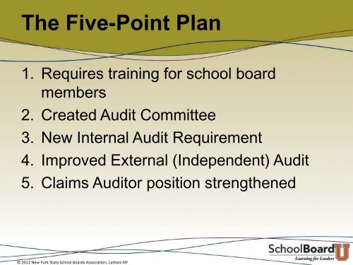 Fiscal Oversight Module 1 - New York State School Boards ...