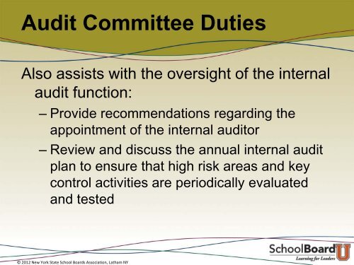 Fiscal Oversight Module 1 - New York State School Boards ...