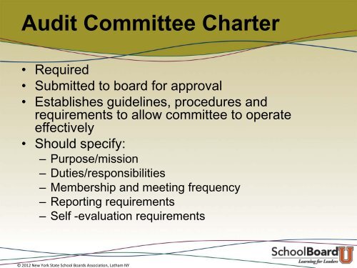 Fiscal Oversight Module 1 - New York State School Boards ...