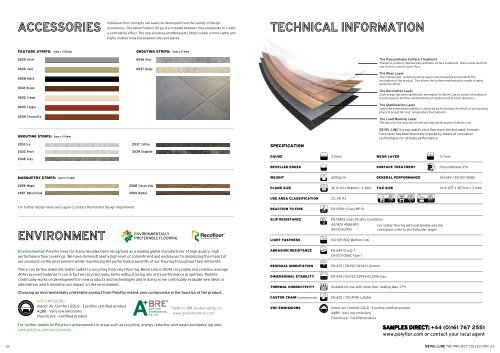 Bevel Line Product Brochure - Polyflor