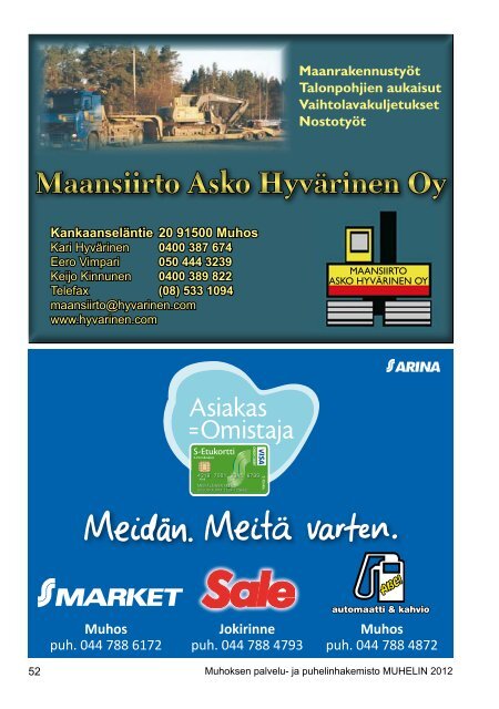 Muhos - PudasjÃ¤rvi-lehti ja VKK-Media Oy