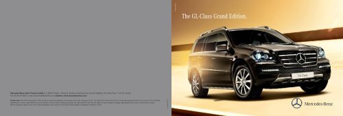 The GL-Class Grand Edition. - Mercedes-Benz India