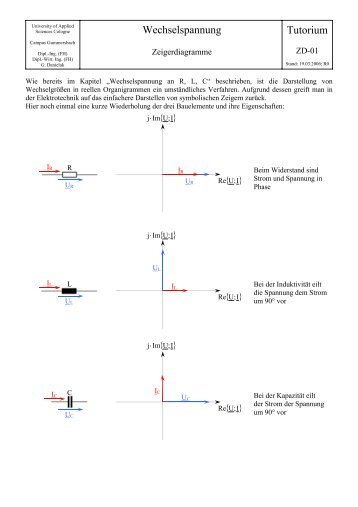 Zeigerdiagramme - Gdanielak.de