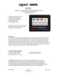 S-2A Propane and CNG Fume Detector Manual - Fireboy Xintex