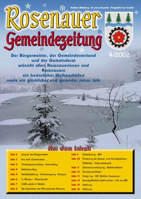 04. Ausgabe 2002 (0 bytes) - Rosenau am Hengstpaß - Land ...
