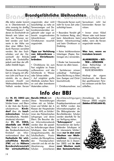 04. Ausgabe 2002 (0 bytes) - Rosenau am Hengstpaß - Land ...