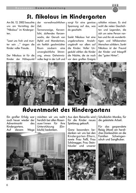 04. Ausgabe 2002 (0 bytes) - Rosenau am Hengstpaß - Land ...