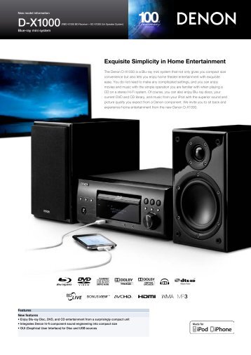 D-X1000 - Audio Products Australia