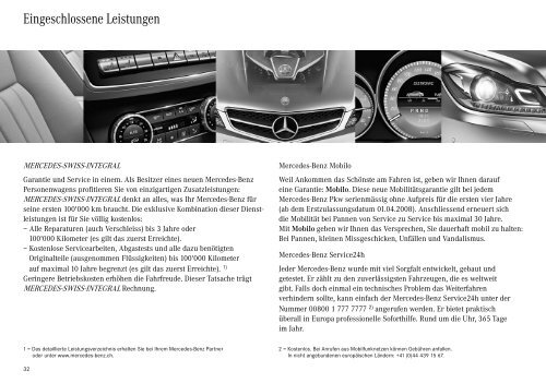 Preisliste R-Klasse - Mercedes-Benz Schweiz