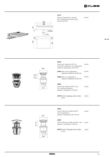 CATALOGO GENERALE 2010 - Mamoli