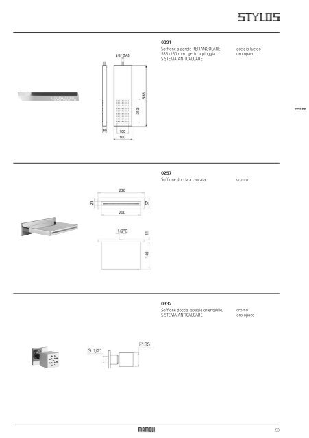 CATALOGO GENERALE 2010 - Mamoli