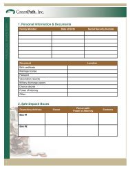 Financial Inventory Worksheet