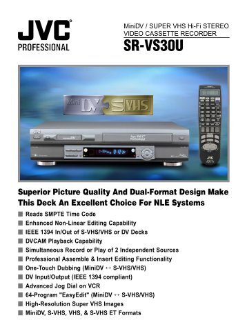 SR-VS30U - JVC