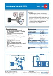 DÃ©tendeur inox bouteille FE51 - Messer