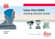 Leica Viva GNSS GettingStartedGuide - PRISM-Surveying ...