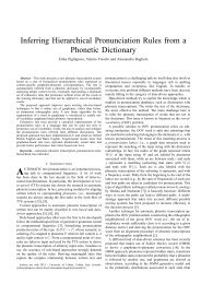 Inferring Hierarchical Pronunciation Rules from a Phonetic Dictionary