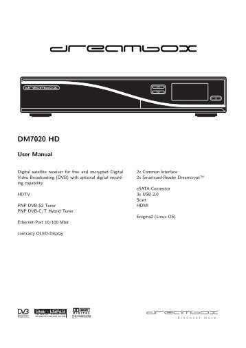 Dreambox DM7020 HD - DMM-TV