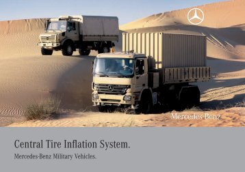 Central Tire Inflation System. - Mercedes-Benz