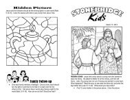 Children's Sermon Notes