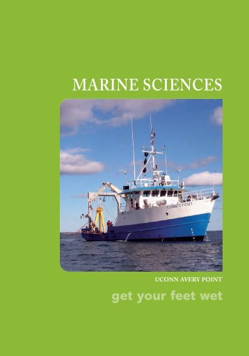 To view our brochure please click here! - Marine Sciences