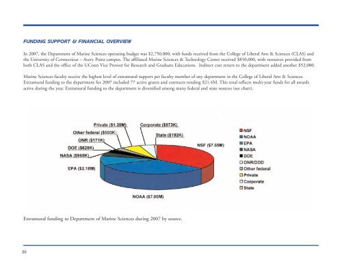 2007 Annual Report - Marine Sciences - University of Connecticut