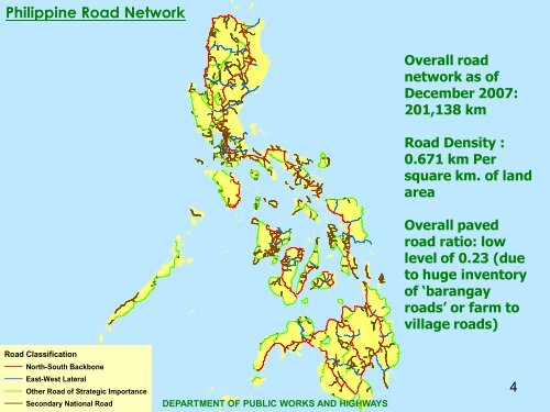 ROAD INFRASTRUCTURE DEVELOPMENT IN THE PHILIPPINES