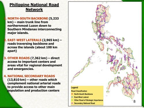 ROAD INFRASTRUCTURE DEVELOPMENT IN THE PHILIPPINES