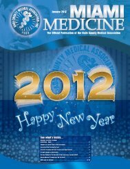 January 2012 The Official Publication of the Dade County Medical ...