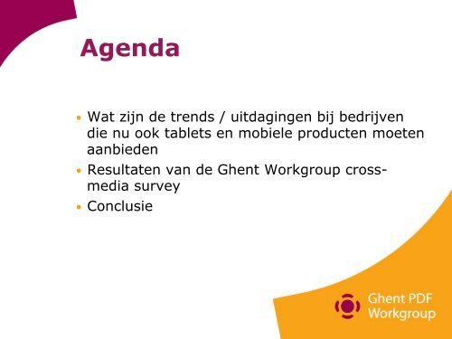 Cross media workflows - Ghent Workgroup