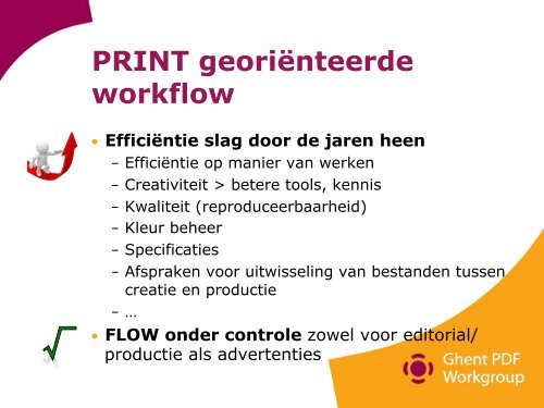 Cross media workflows - Ghent Workgroup