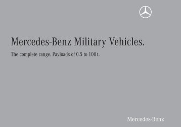 Mercedes-Benz Military Vehicles.