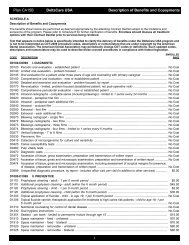 Plan CA15B DeltaCare USA Description of Benefits and Copayments