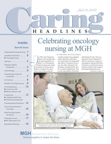 Caring Headlines - April 20, 2006 - Patient Care Services