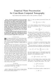 Empirical Water Precorrection for Cone-Beam Computed Tomography