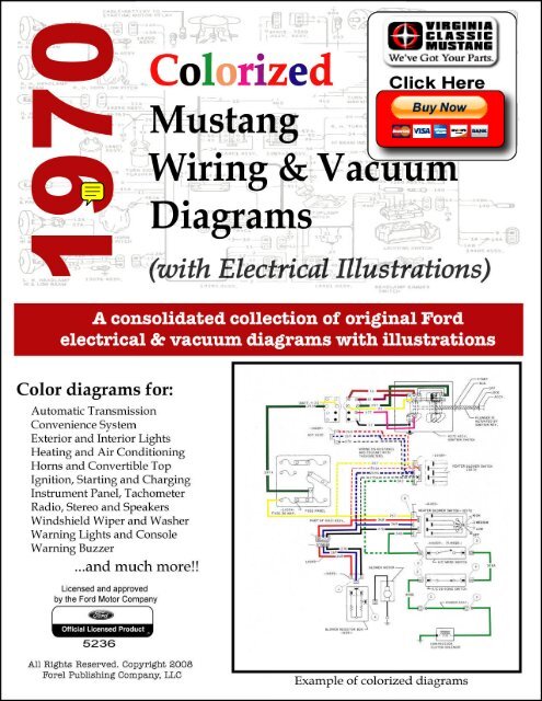 DEMO - 1970 Colorized Mustang Wiring and Vacuum Diagrams