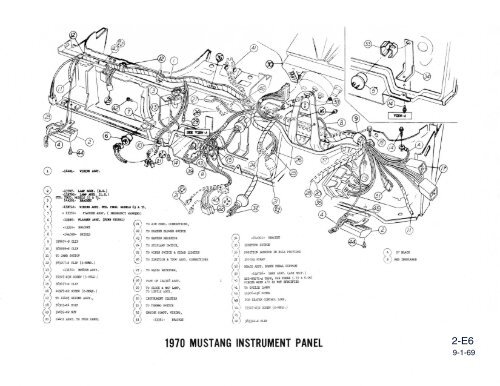 DEMO - 1970 Colorized Mustang Wiring and Vacuum Diagrams