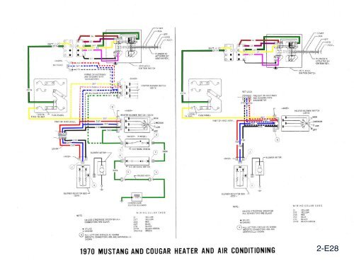 DEMO - 1970 Colorized Mustang Wiring and Vacuum Diagrams