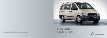 Download de brochure van de Vito Combi (PDF - Mercedes-Benz